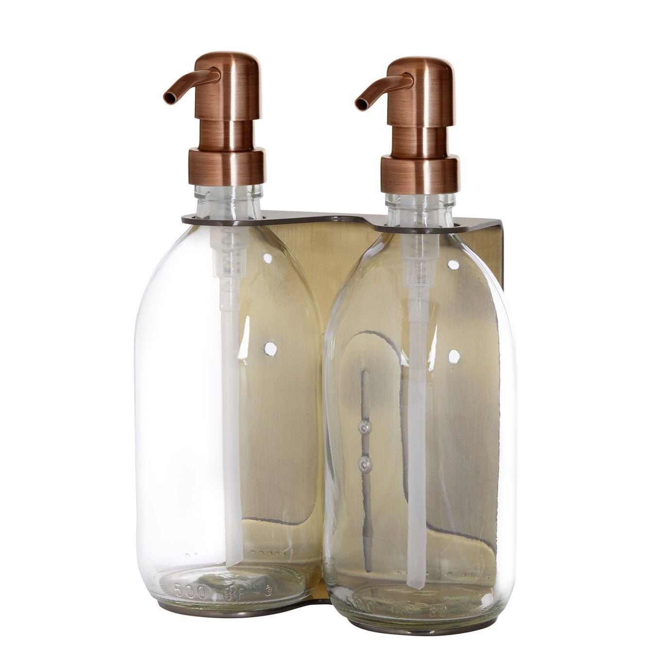 Gold Double Wall Mounted Soap Dispenser - REGN