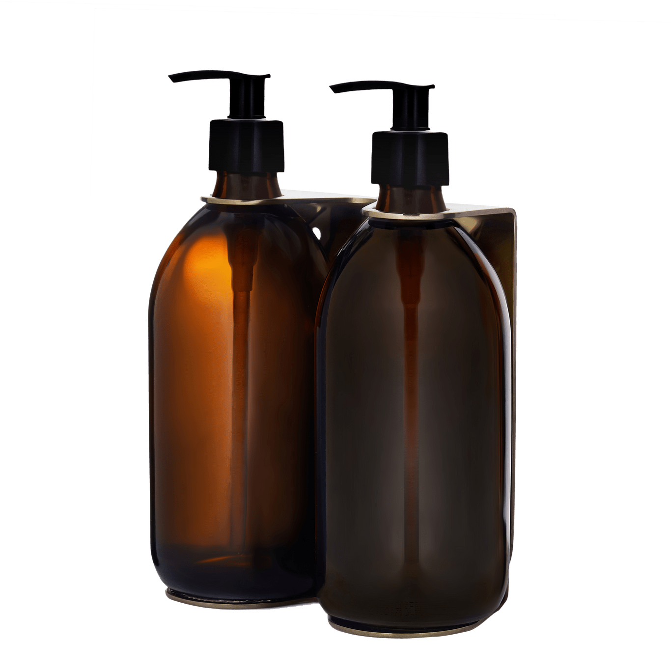 Gold Double Wall Mounted Soap Dispenser - REGN