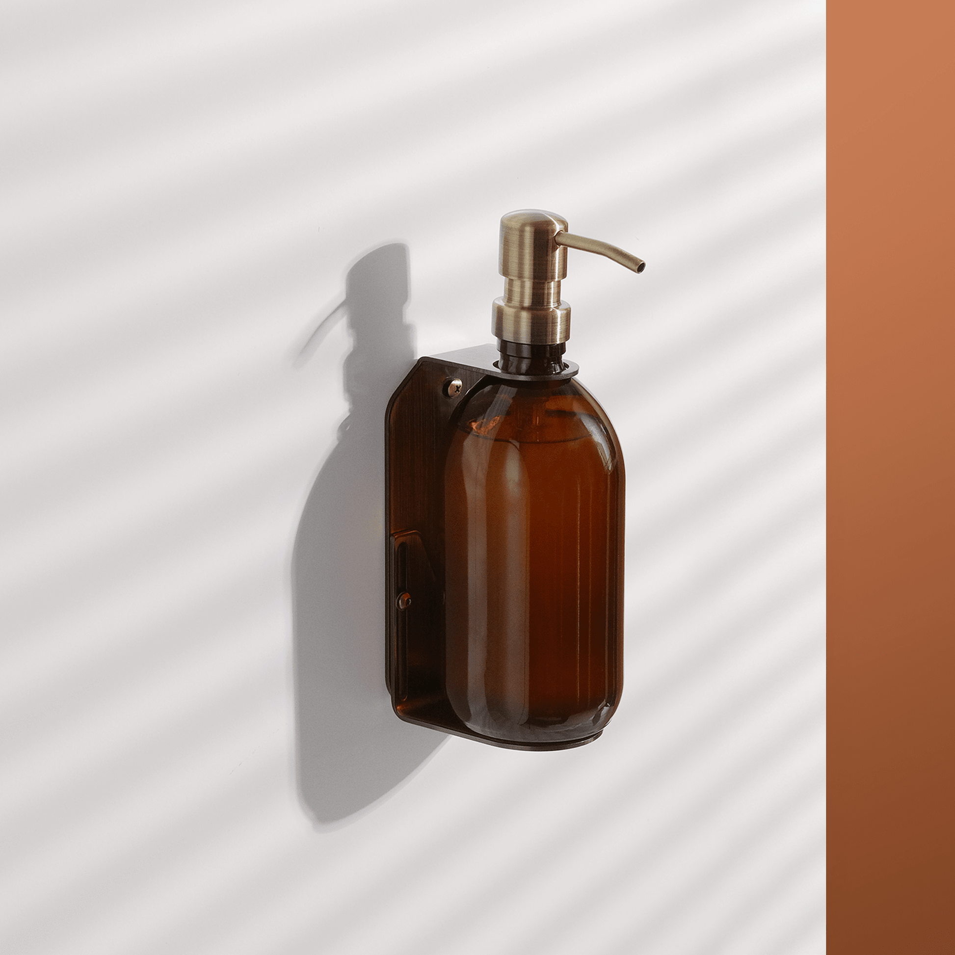 Gold Single Wall Mounted Soap Dispenser - REGN