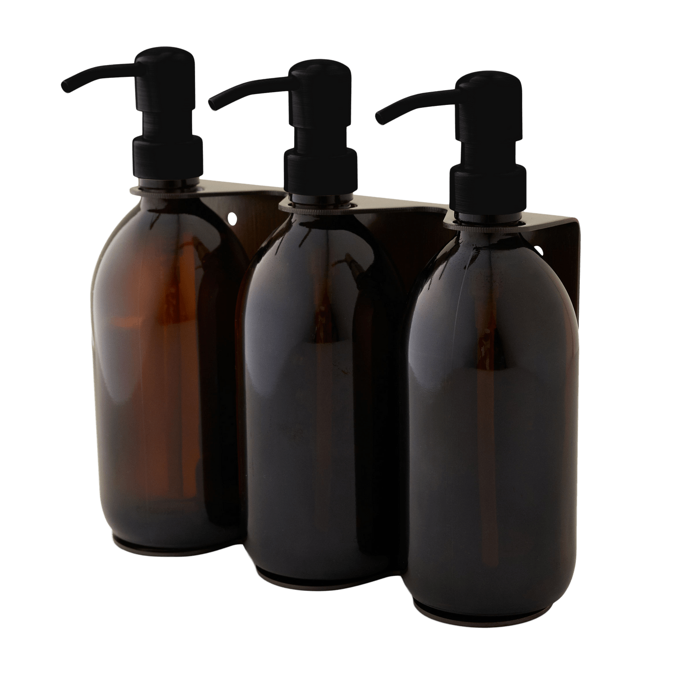 Gold Triple Wall Mounted Soap Dispenser - REGN