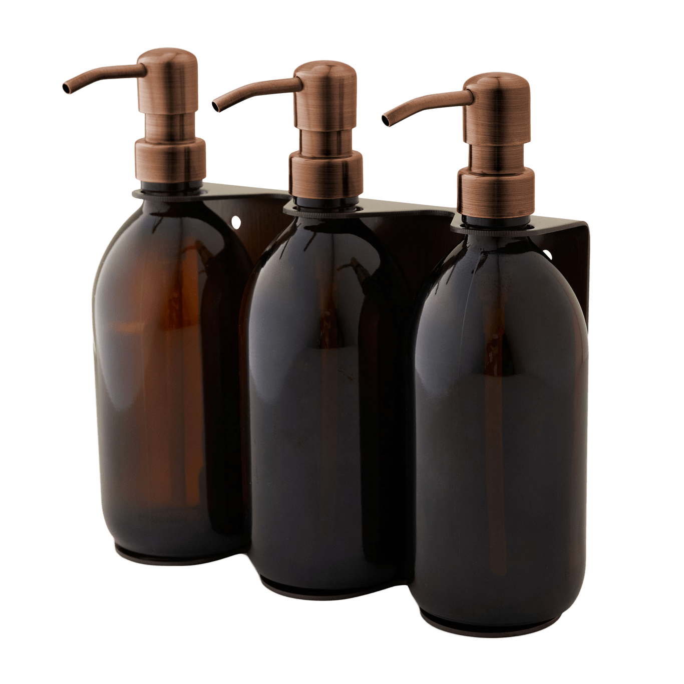 Gold Triple Wall Mounted Soap Dispenser - REGN