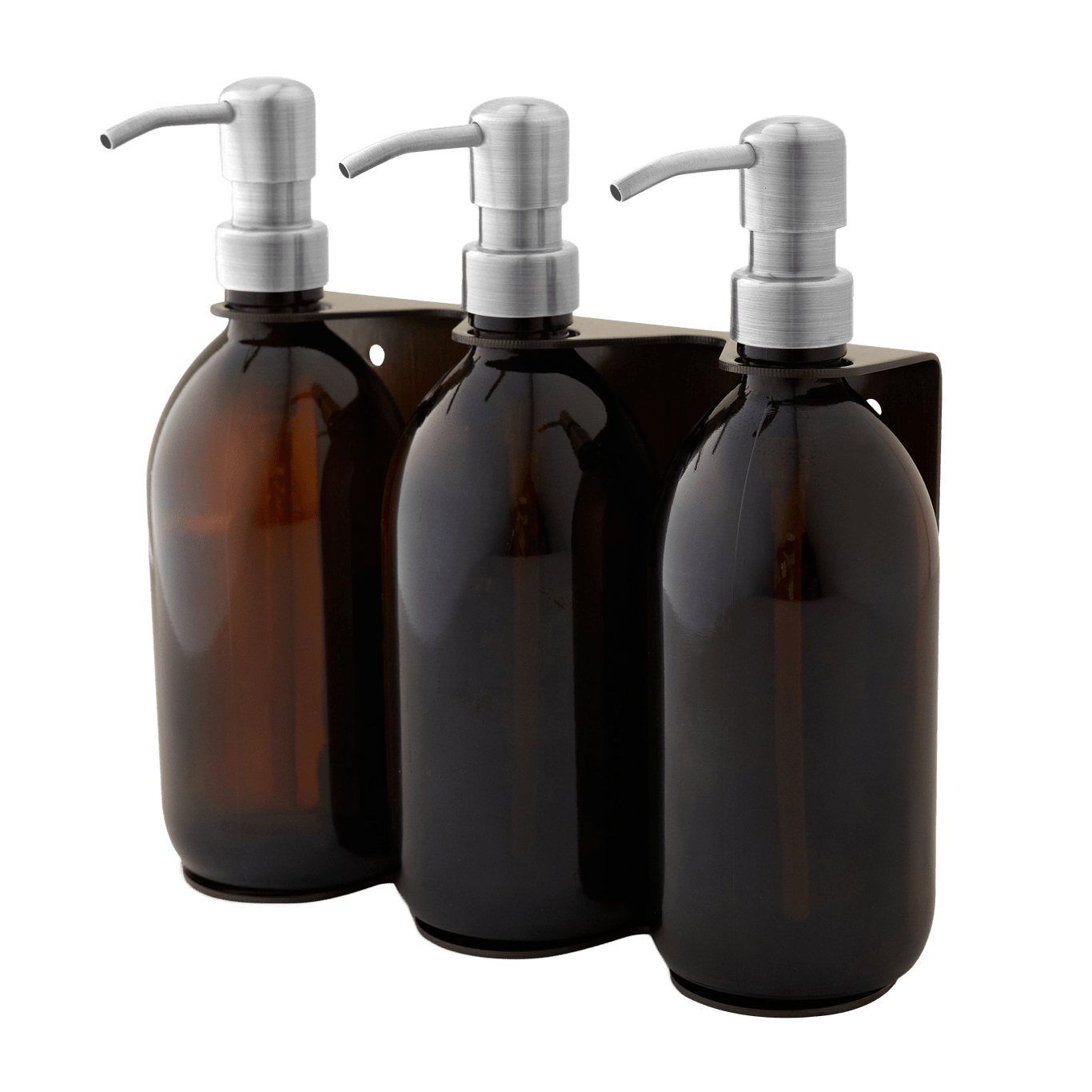 Gold Triple Wall Mounted Soap Dispenser - REGN