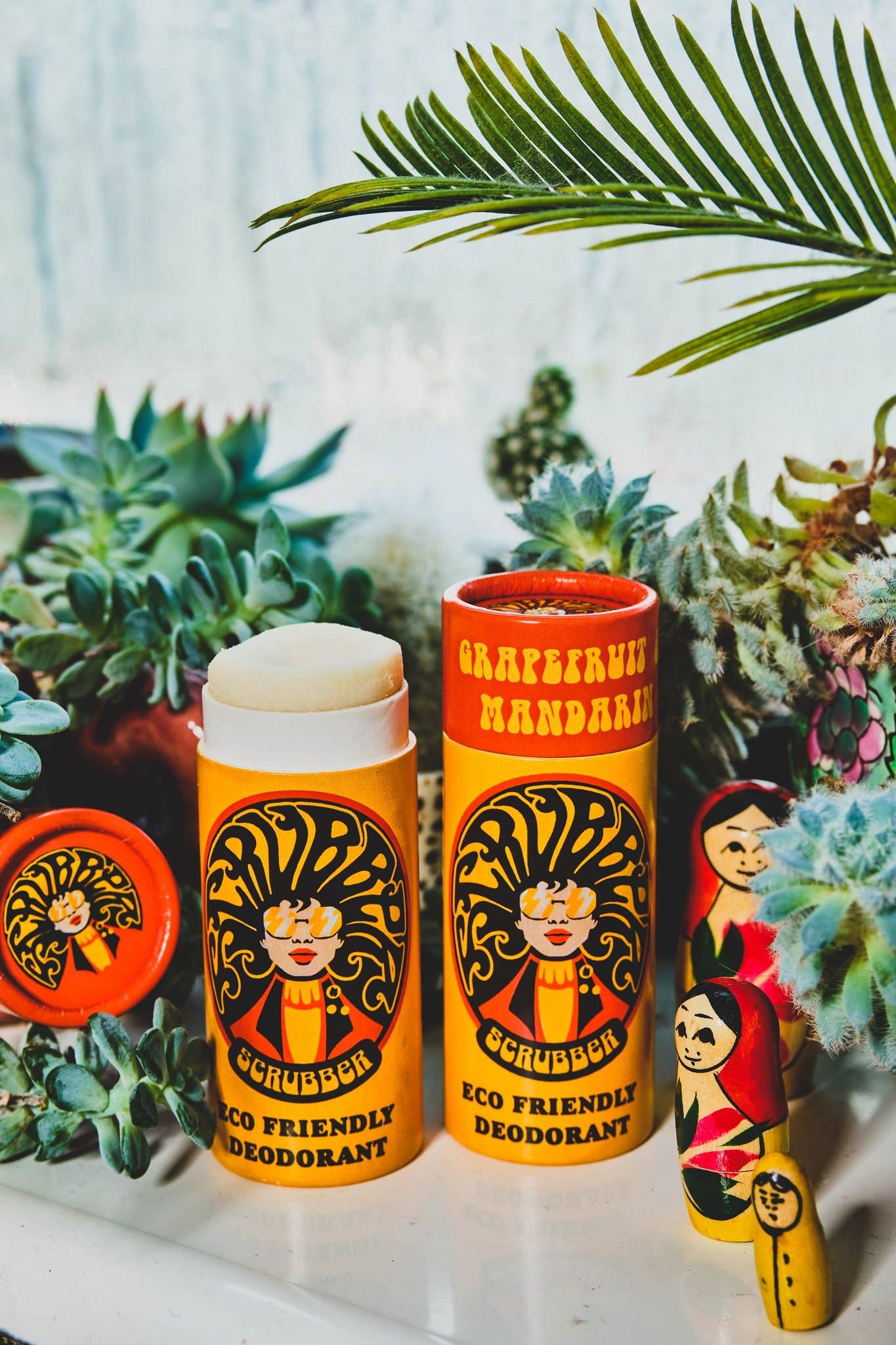 Grapefruit & Mandarin Roll On Eco Friendly Deodorant, Plastic Free Extra Sensitive Anti Perspirant - REGN