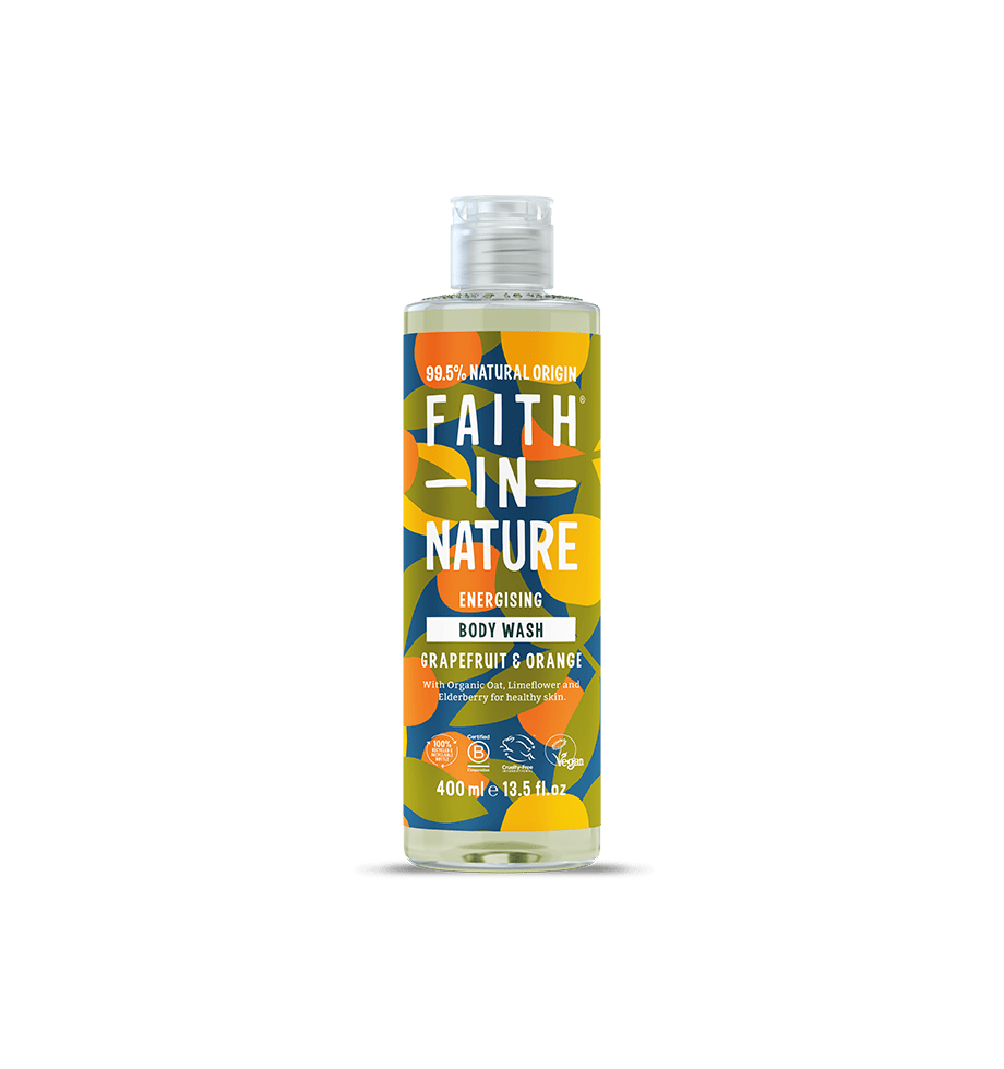 Grapefruit & Orange Body Wash 400ml – 99.5% Natural Origin - REGN