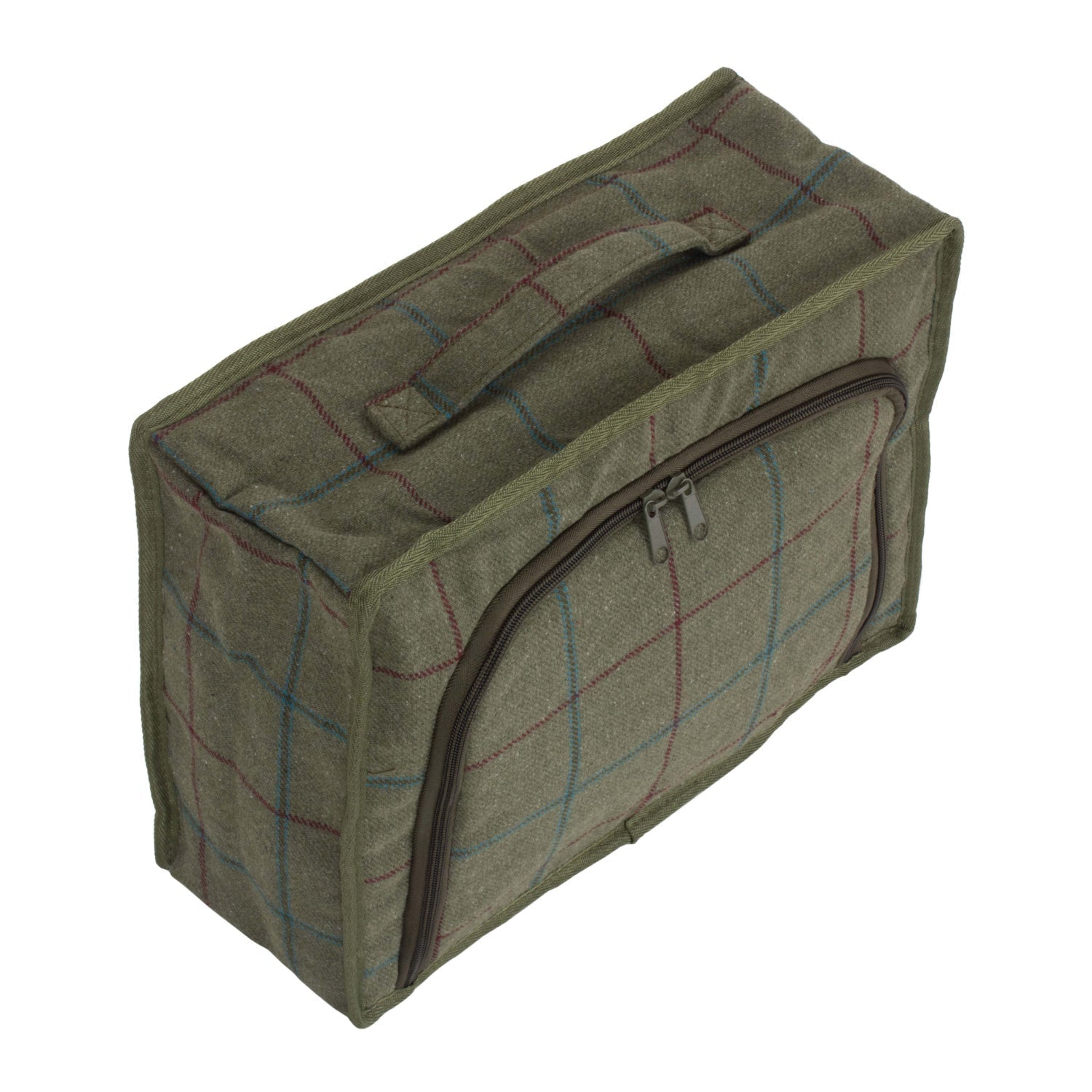 Green Tweed Insulated Lunch and Picnic Cooler Bag - REGN