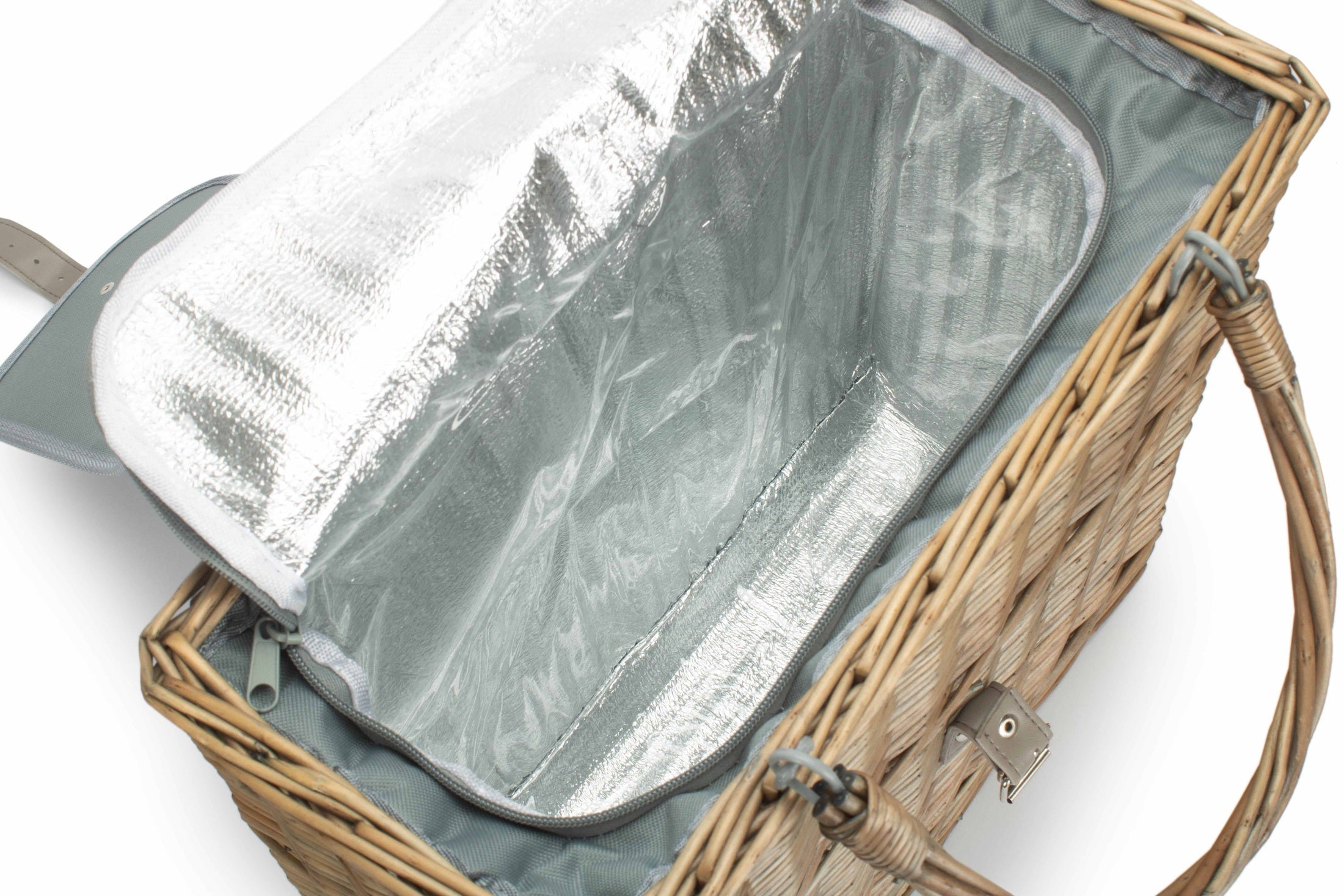 Grey Chiller Basket And Picnic Blanket - REGN