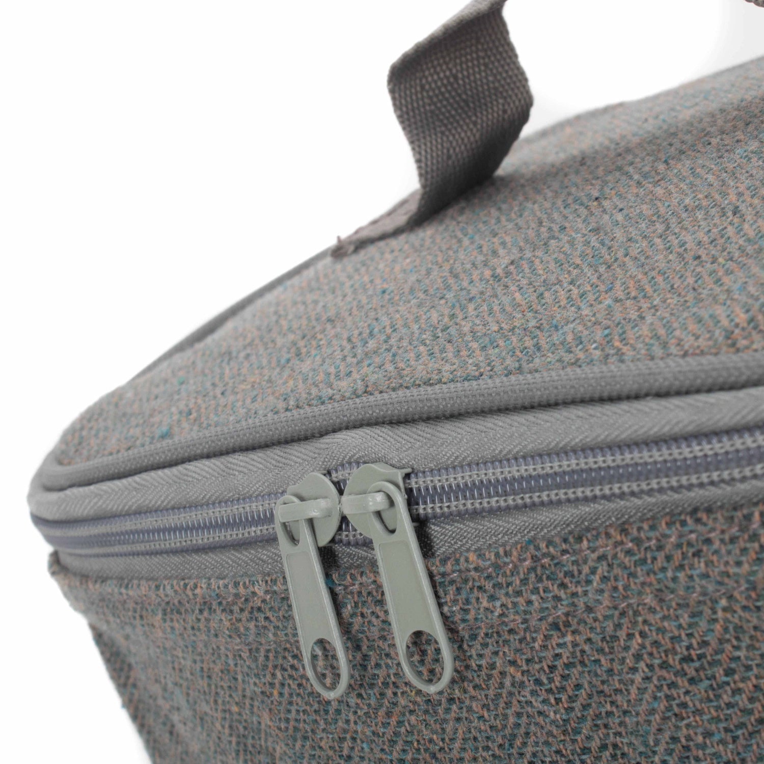 Grey Tweed Insulated Lunch and Picnic Cooler Bag - REGN