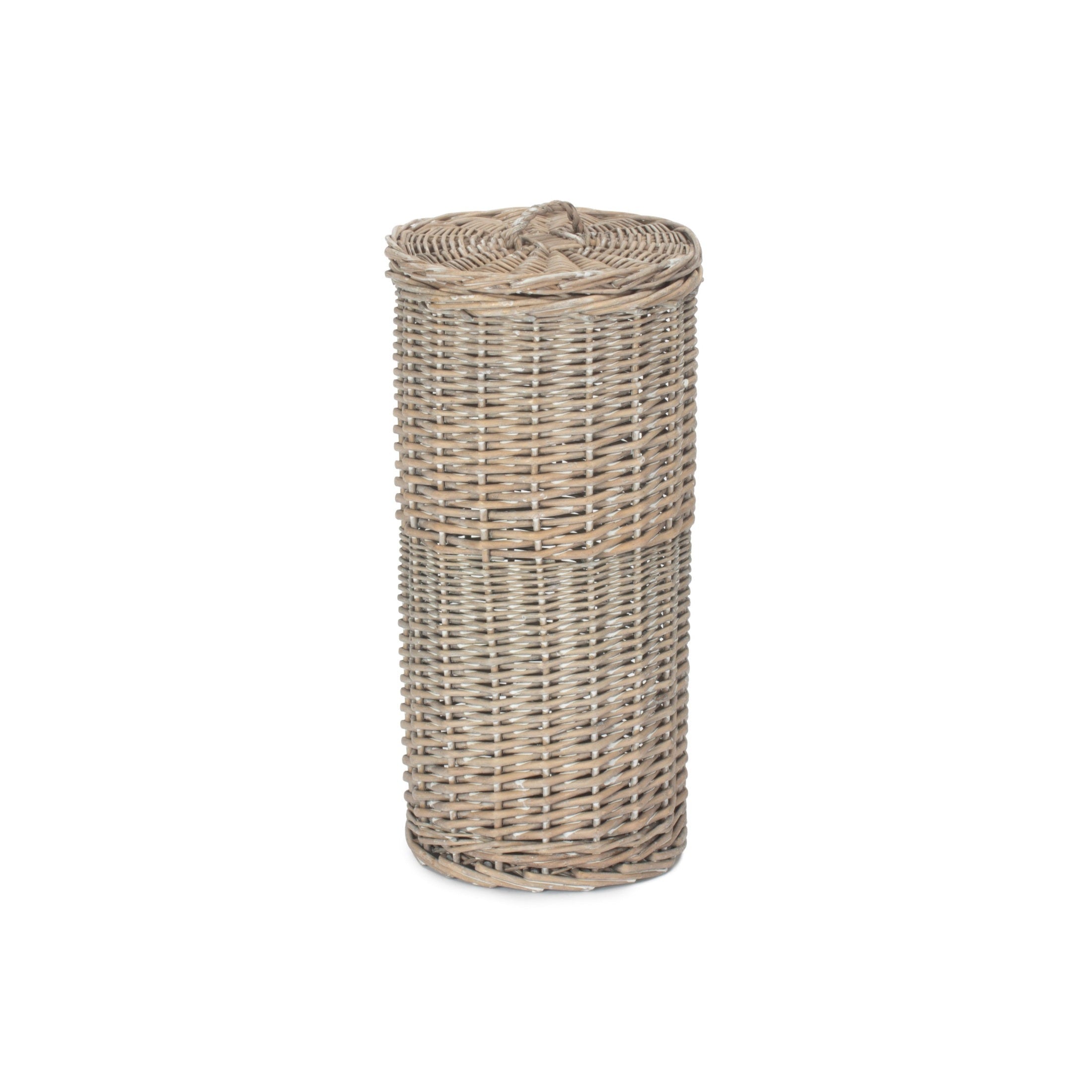 Grey Wash Willow Round 3 Roll Toilet Roll Holder - REGN