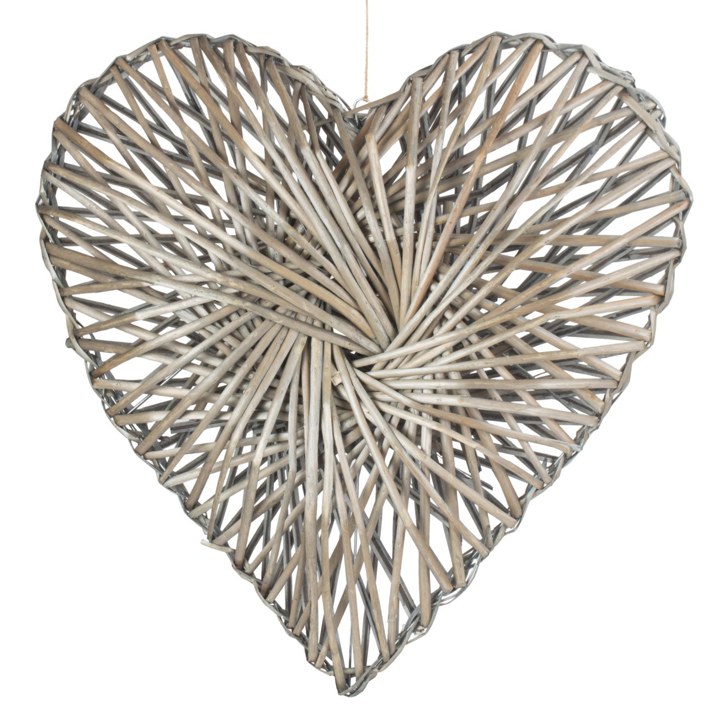 Grey Willow Heart Wreath - Large - REGN