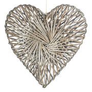 Grey Willow Heart Wreath - Large - REGN