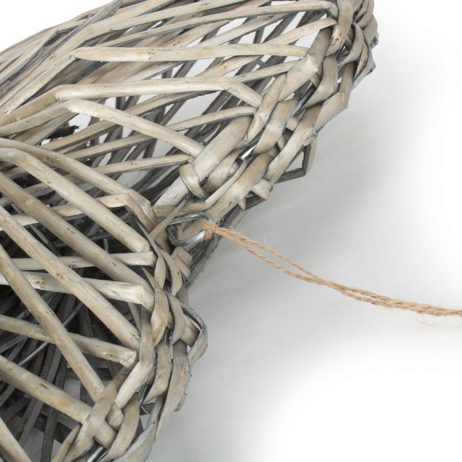 Grey Willow Heart Wreath - Medium - REGN