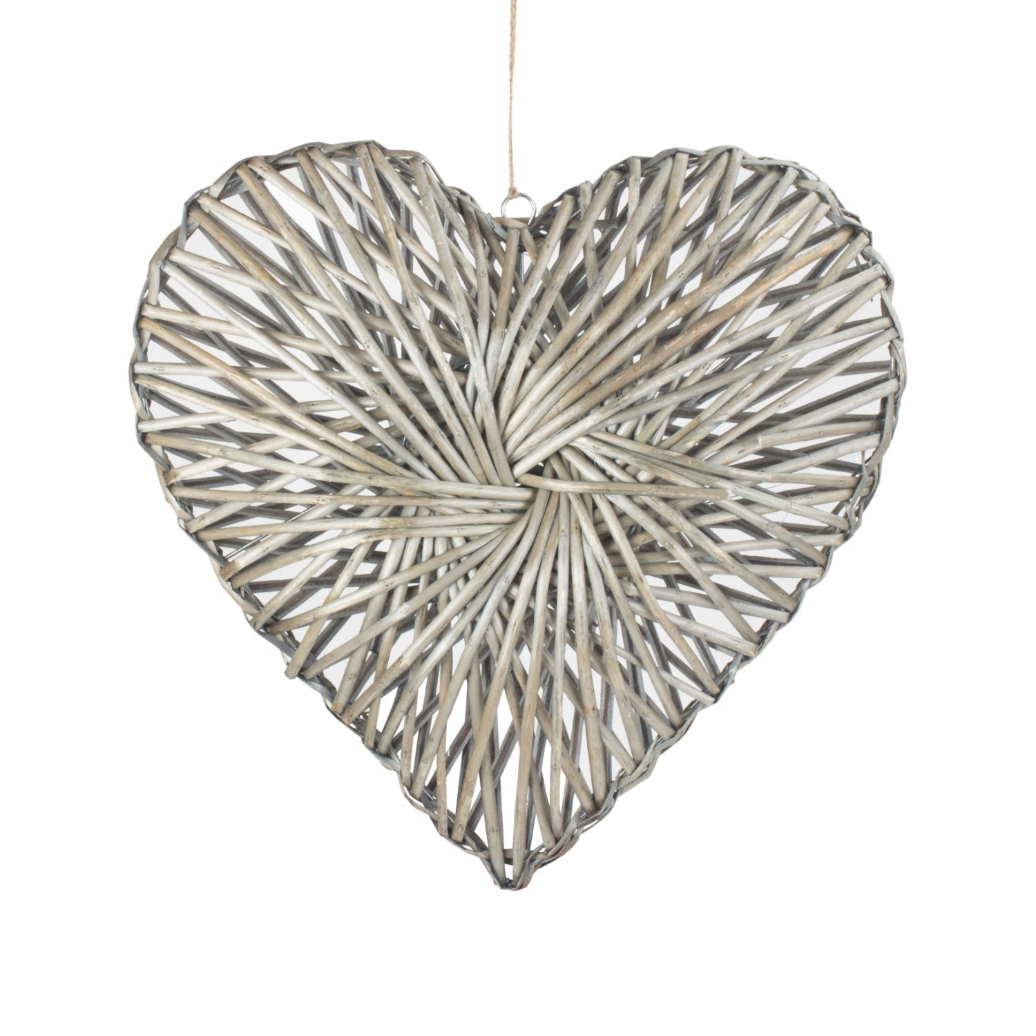 Grey Willow Heart Wreath - Medium - REGN
