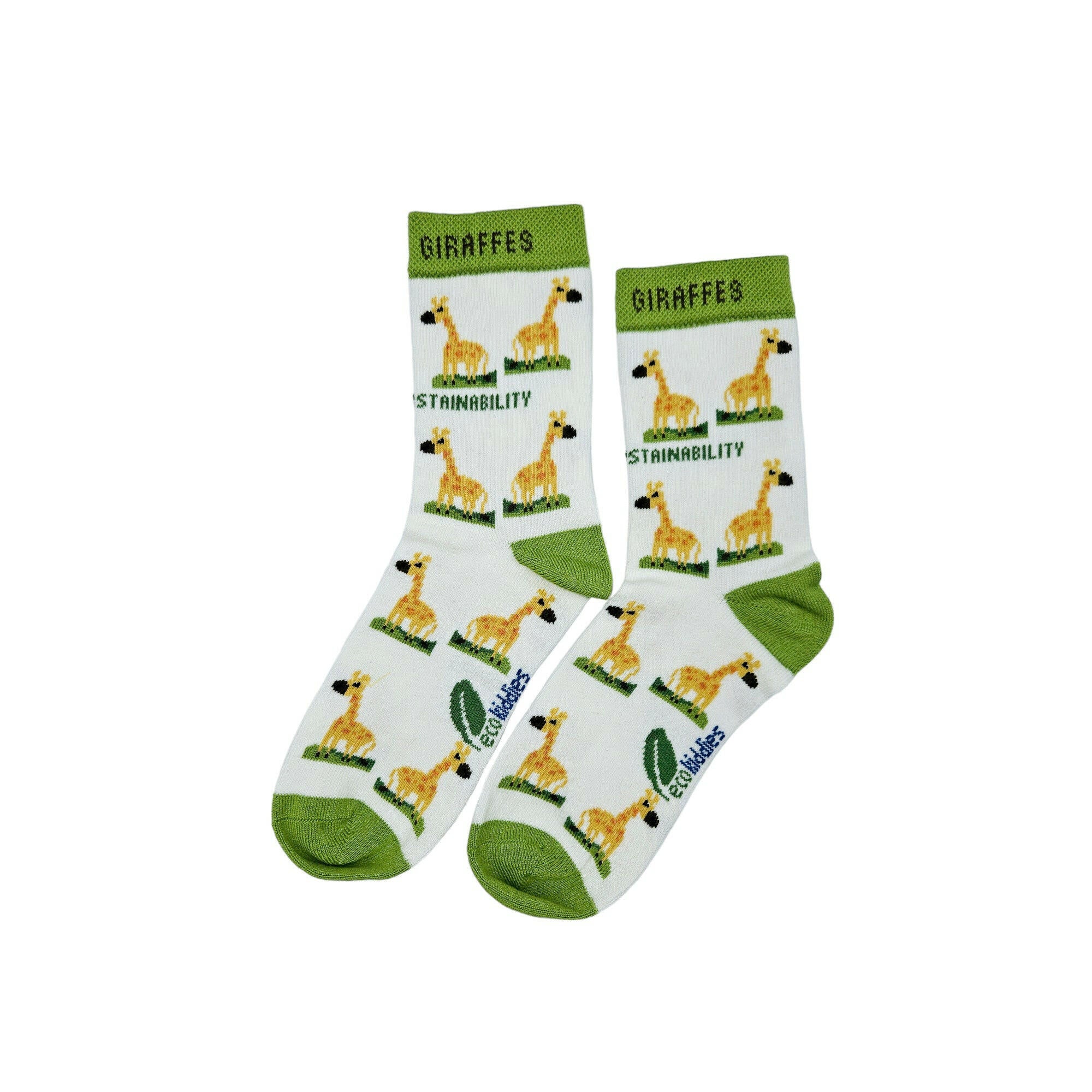 GRINNING GIRAFFE ORGANIC COTTON KIDS SOCKS - REGN