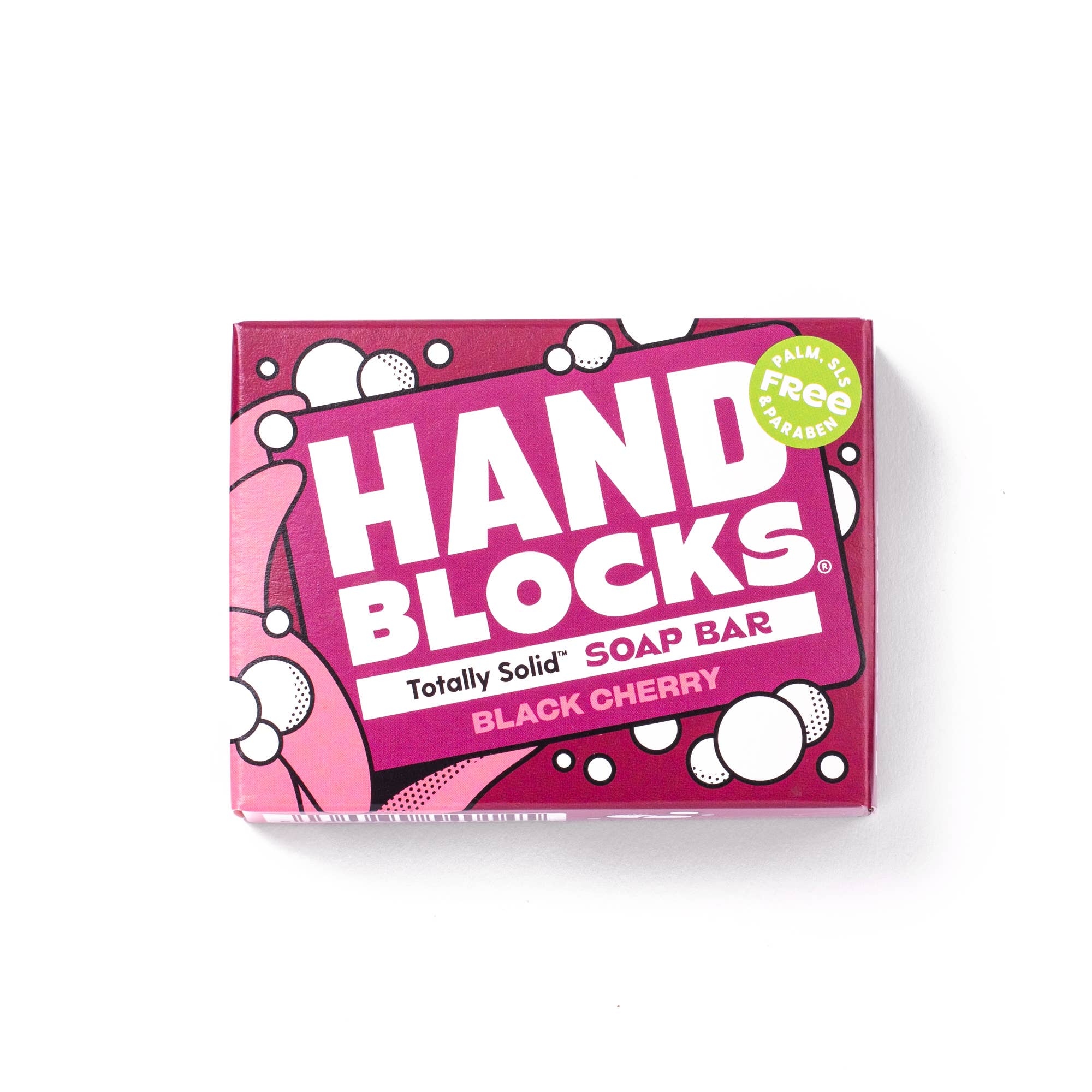 Hand Blocks Soap Black Cherry - Plastic Free Vegan Hand Soap Bars - REGN