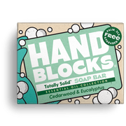 Hand Blocks Soap Cedarwood & Eucalyptus - Plastic Free Vegan Hand Soap Bars - REGN