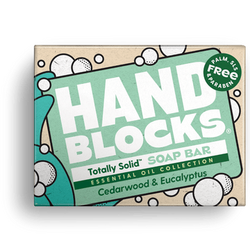 Hand Blocks Soap Cedarwood & Eucalyptus - Plastic Free Vegan Hand Soap Bars - REGN