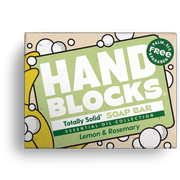 Hand Blocks Soap Lemon & Rosemary - Plastic Free Vegan Hand Soap Bars - REGN