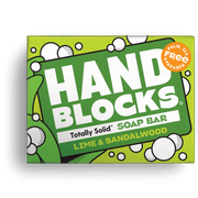 Hand Blocks Soap Lime & Sandawlwood - Plastic Free Vegan Hand Soap Bars - REGN