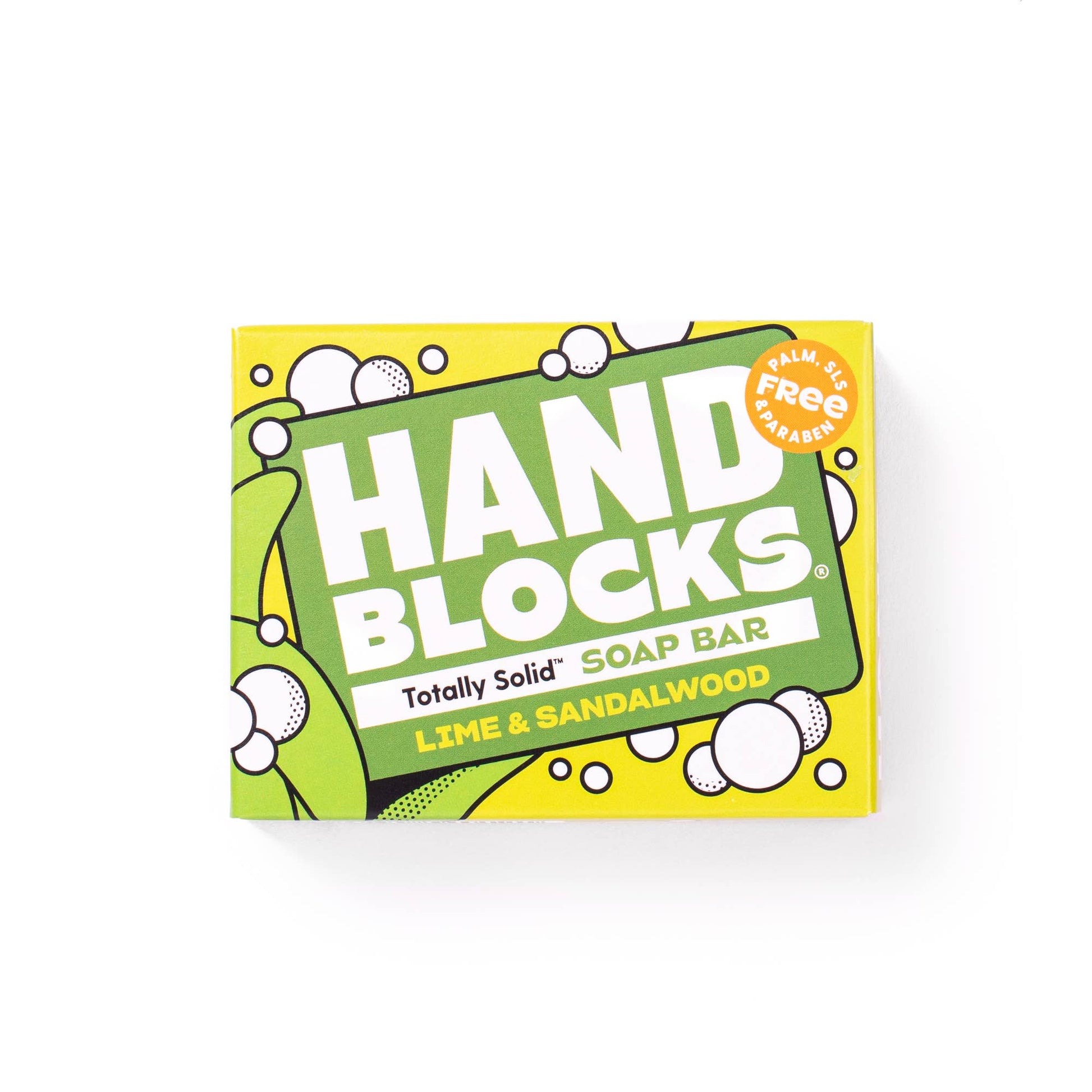Hand Blocks Soap Lime & Sandawlwood - Plastic Free Vegan Hand Soap Bars - REGN