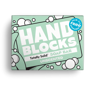 Hand Blocks Soap Naked Unscented - Plastic Free Vegan Hand Soap Bars - REGN