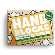 Hand Blocks Soap Sweet Orange & Bergamot - Plastic Free Vegan Hand Soap Bars - REGN