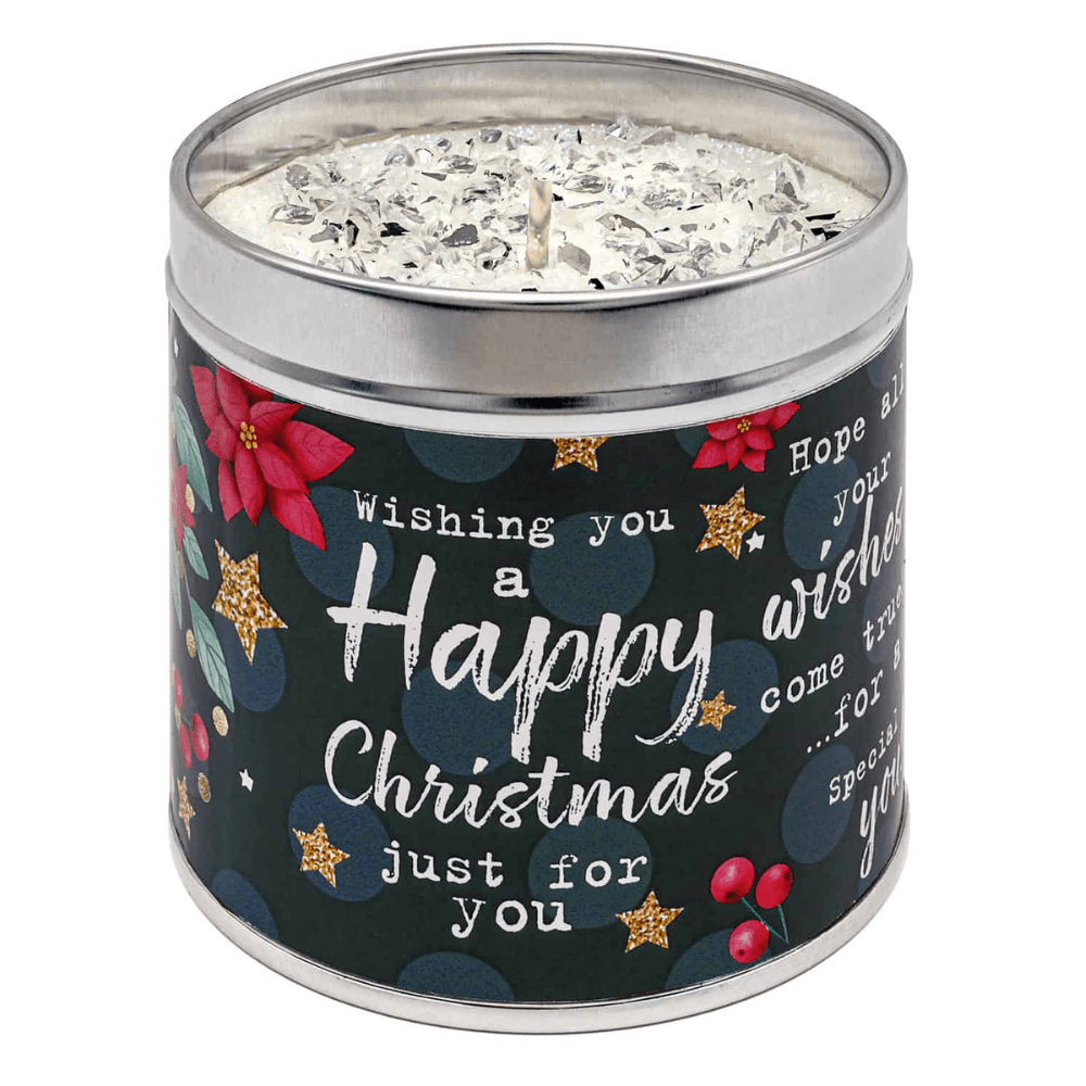 Happy Christmas Scented Candle | Cranberries & Orange - REGN