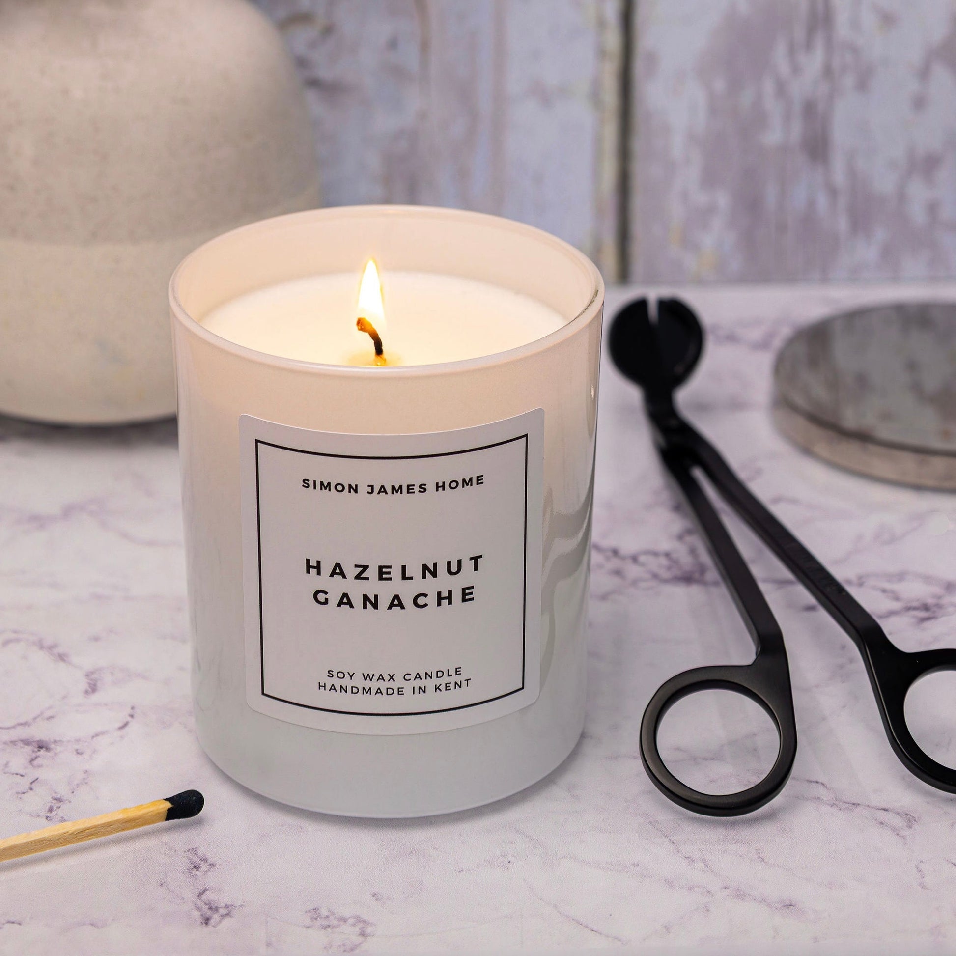 Hazelnut Ganache Candle - Luxury Soy Wax - REGN