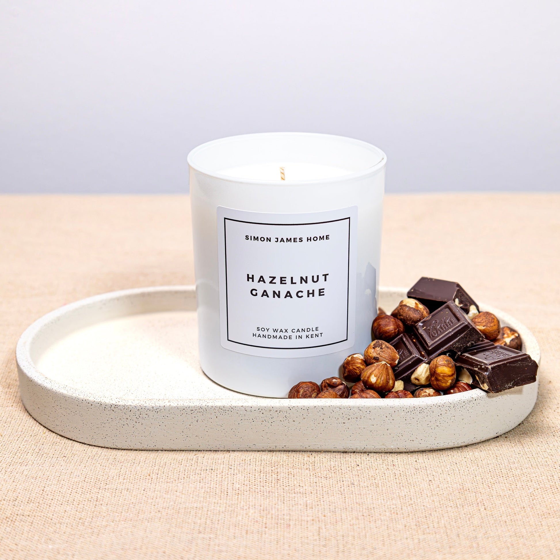 Hazelnut Ganache Candle - Luxury Soy Wax - REGN