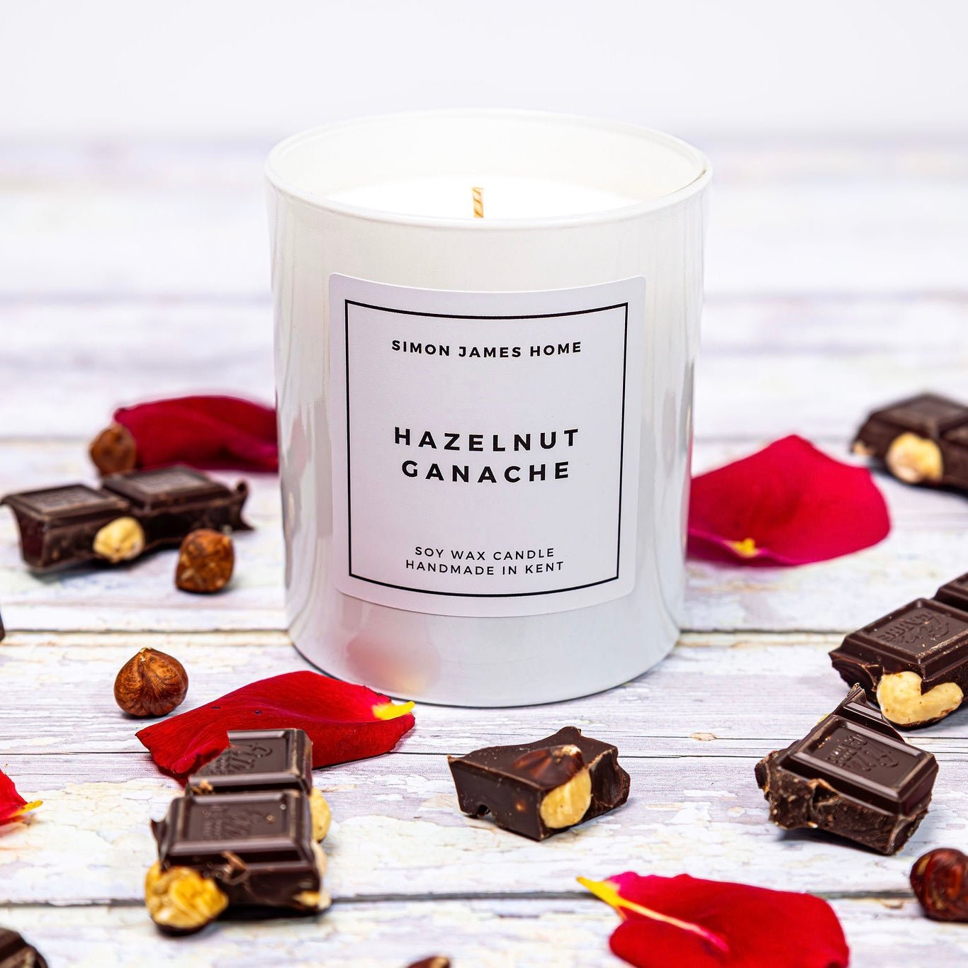 Hazelnut Ganache Candle - Luxury Soy Wax - REGN