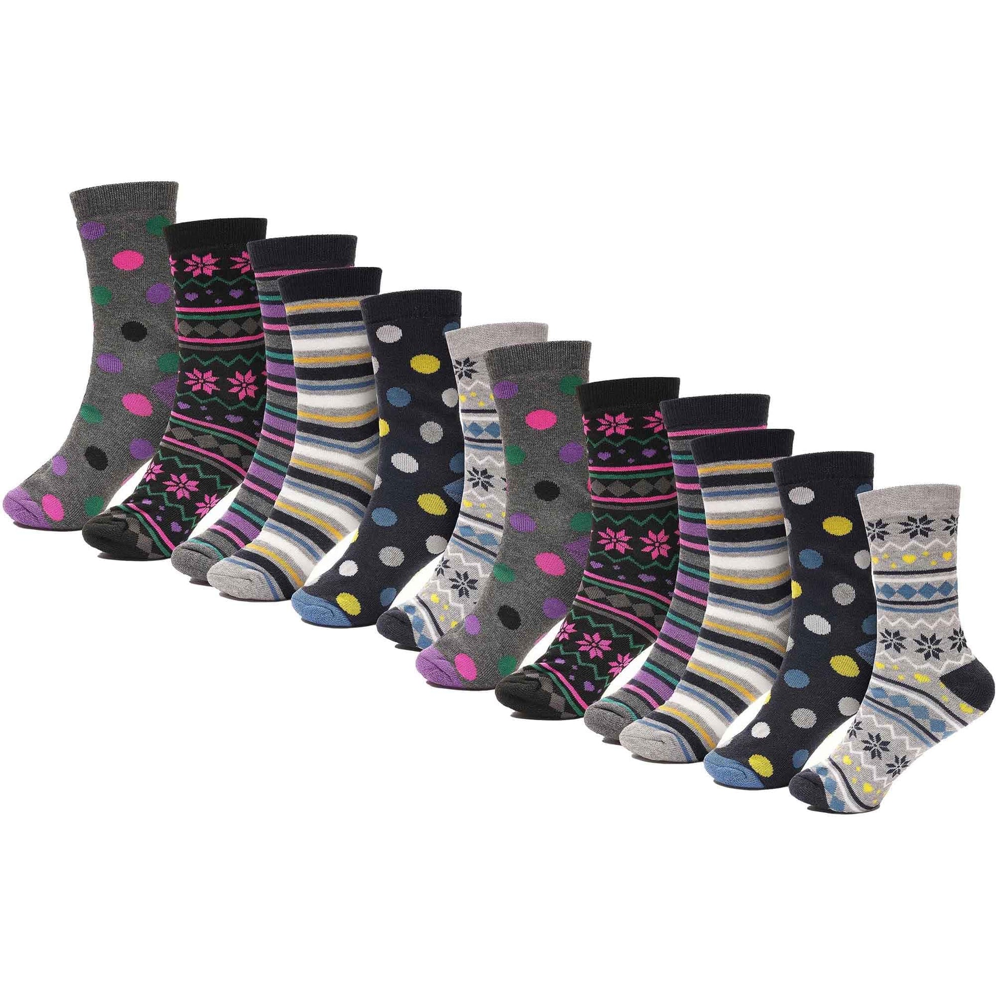 Heatwave Thermalwear Womens Thermal Socks 12 Pack 2.3 Tog Extra Warm Work Boots Outdoor - REGN