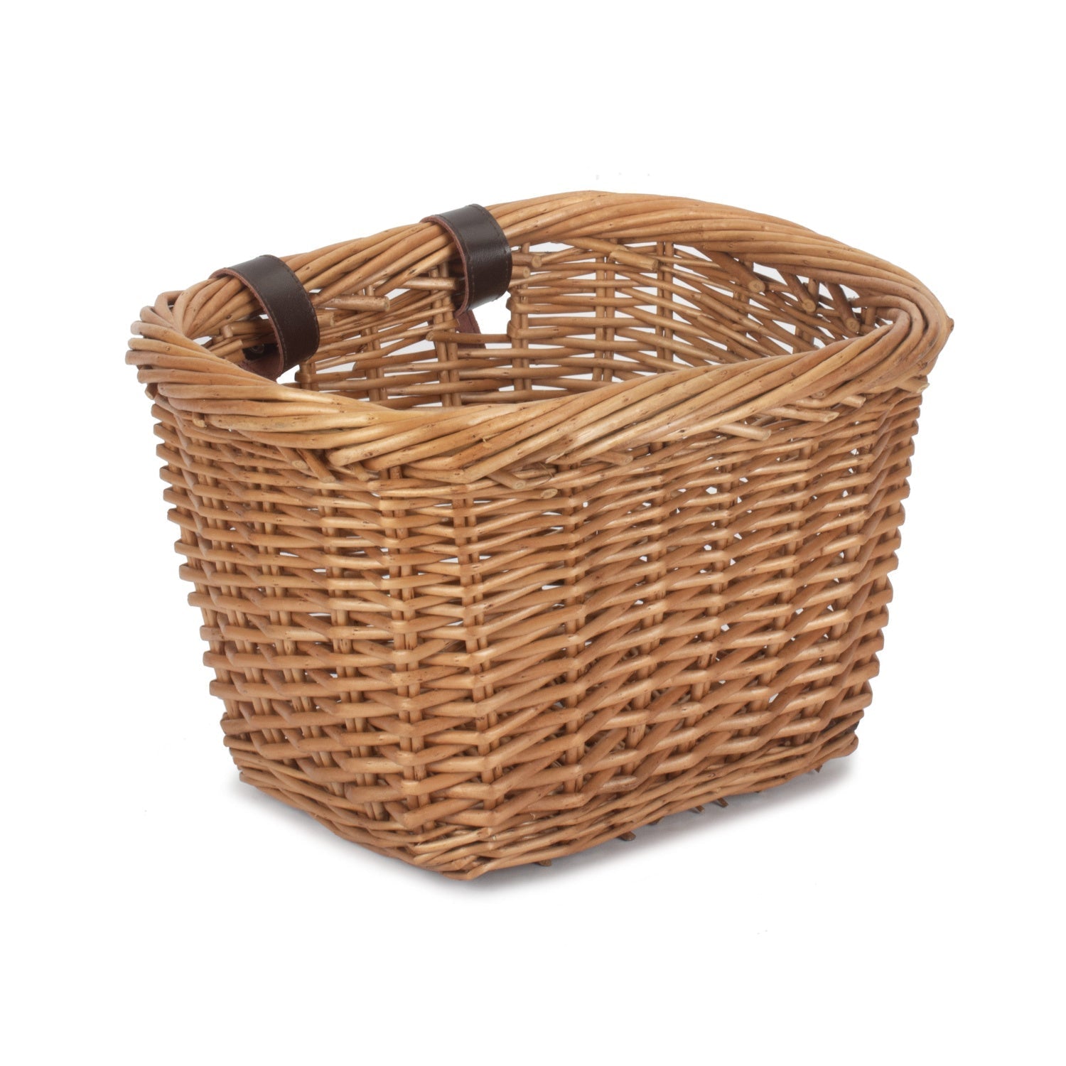 Heritage Rectangular Willow Bicycle Basket - REGN