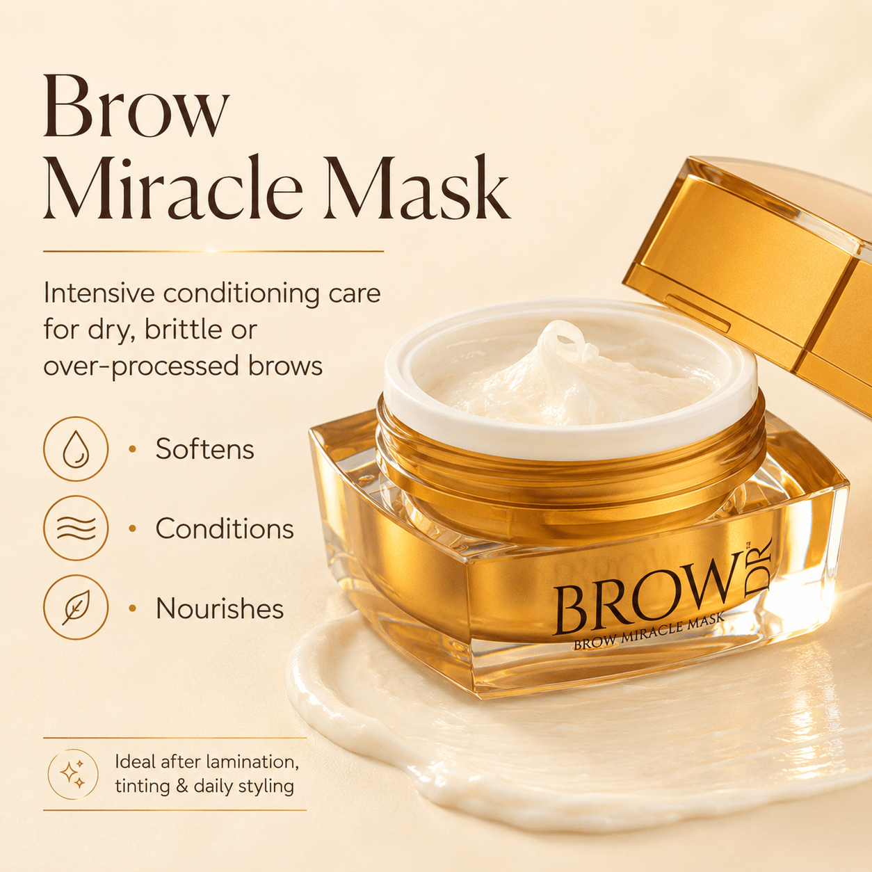 Intensive Moisture and Brow Hair Restoration Mask - London Brow Doctor - REGN