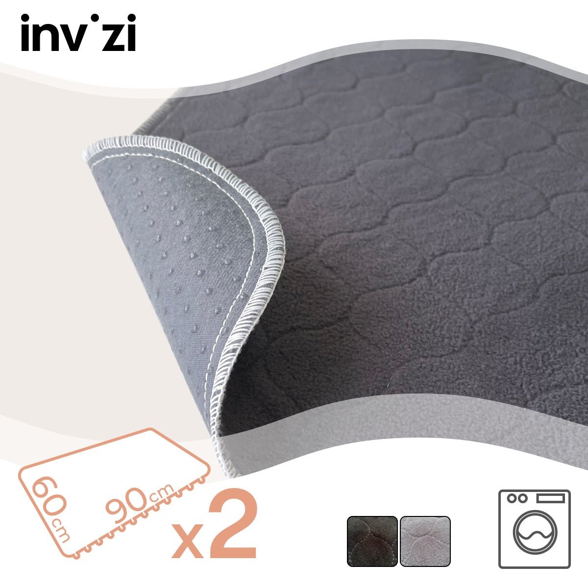 Invizi Non-Slip Mat 60x90cm - Twin-Pack - REGN
