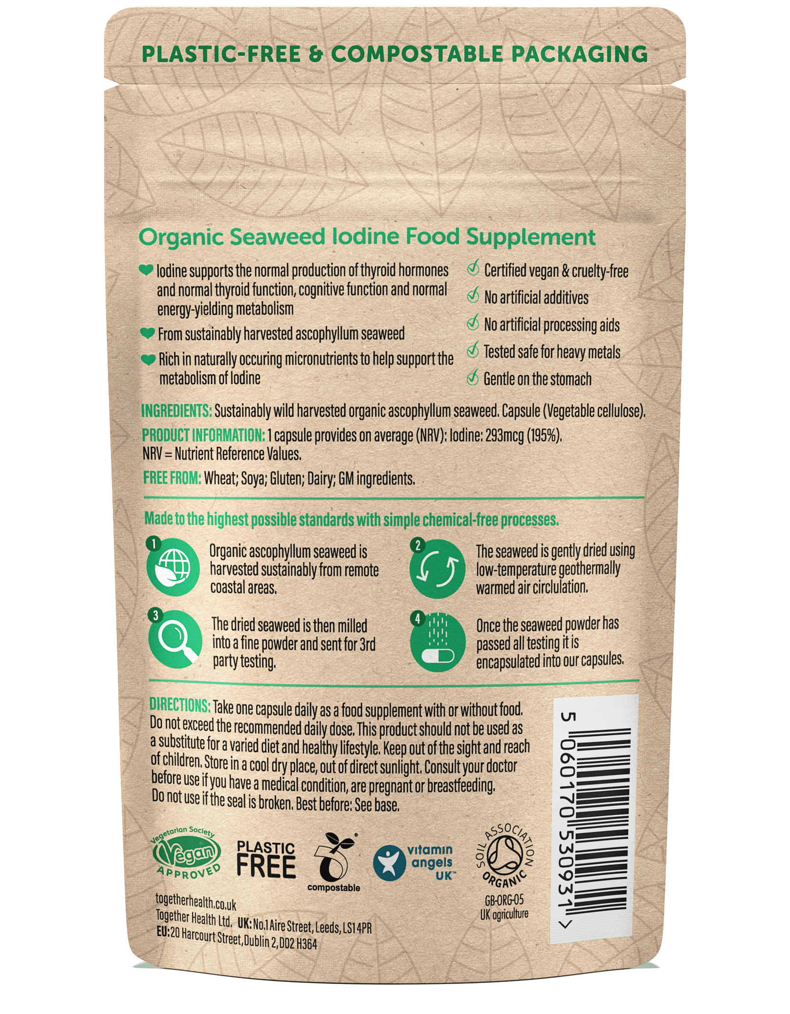 Iodine Supplement – Organic – 30 Capsules - REGN