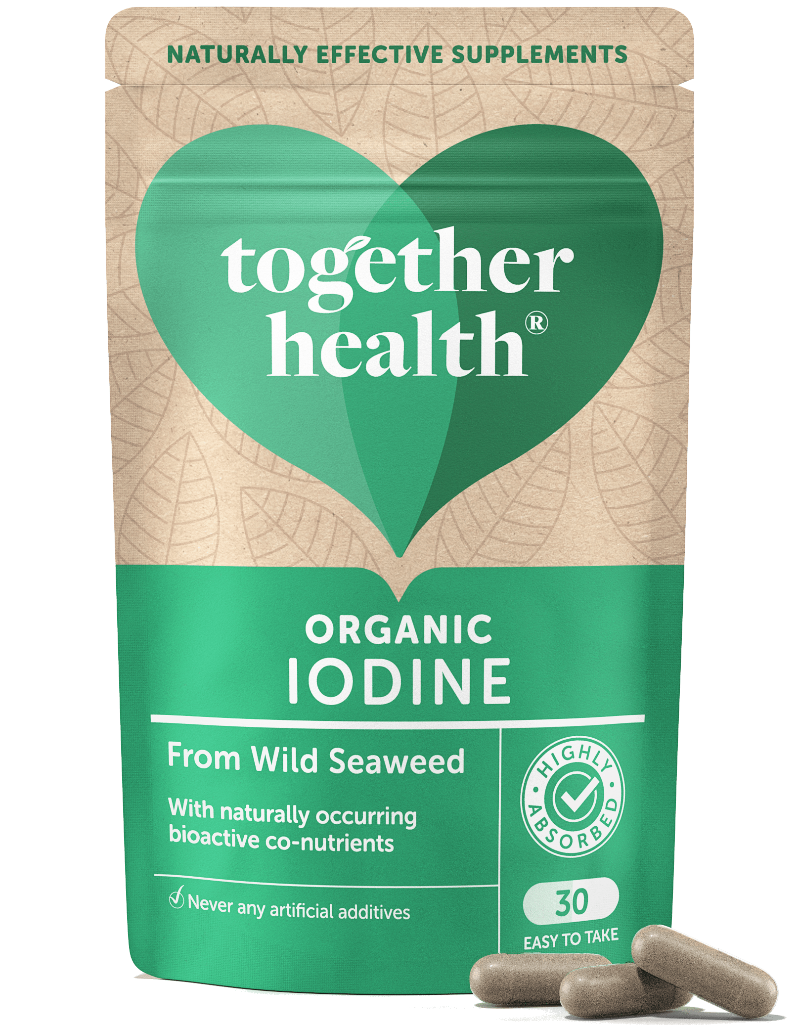 Iodine Supplement – Organic – 30 Capsules - REGN