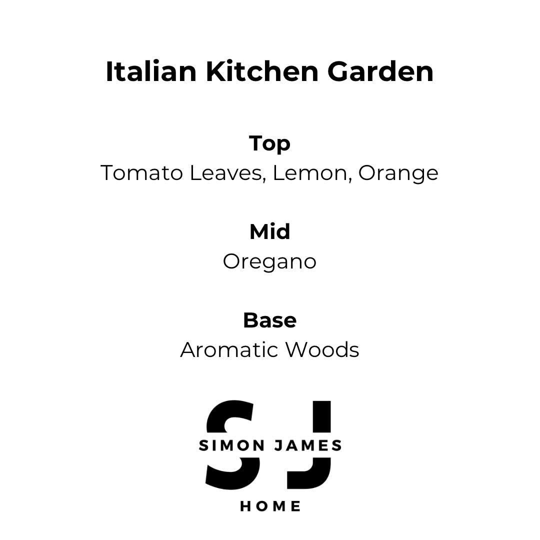 Italian Kitchen Garden Candle - Luxury Soy Wax - Botanical Candle - REGN