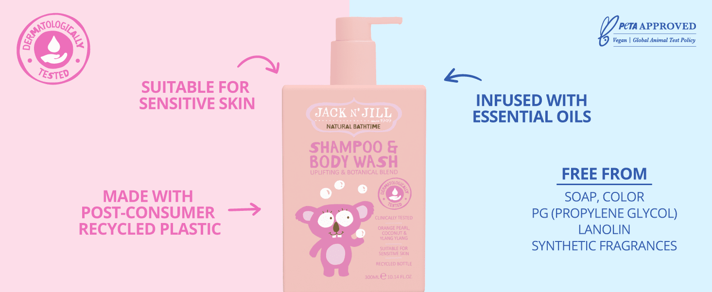 Jack N’ Jill Kids Shampoo & Body Wash - 300ml - REGN