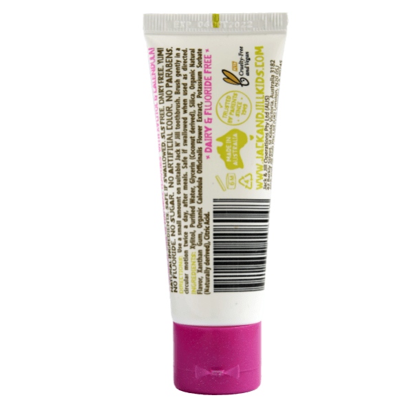 Jack N’ Jill Natural Berries & Cream Toothpaste for Babies & Kids - 50g - REGN