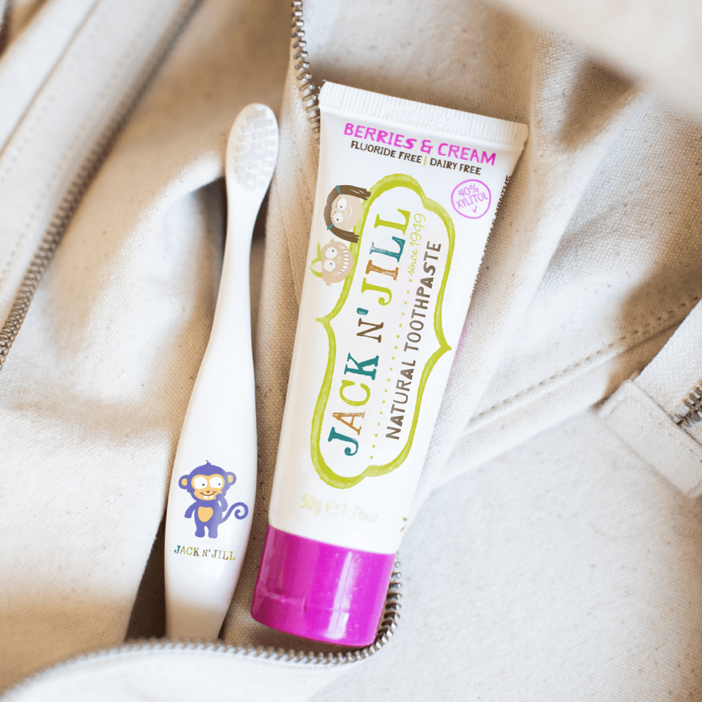 Jack N’ Jill Natural Berries & Cream Toothpaste for Babies & Kids - 50g - REGN