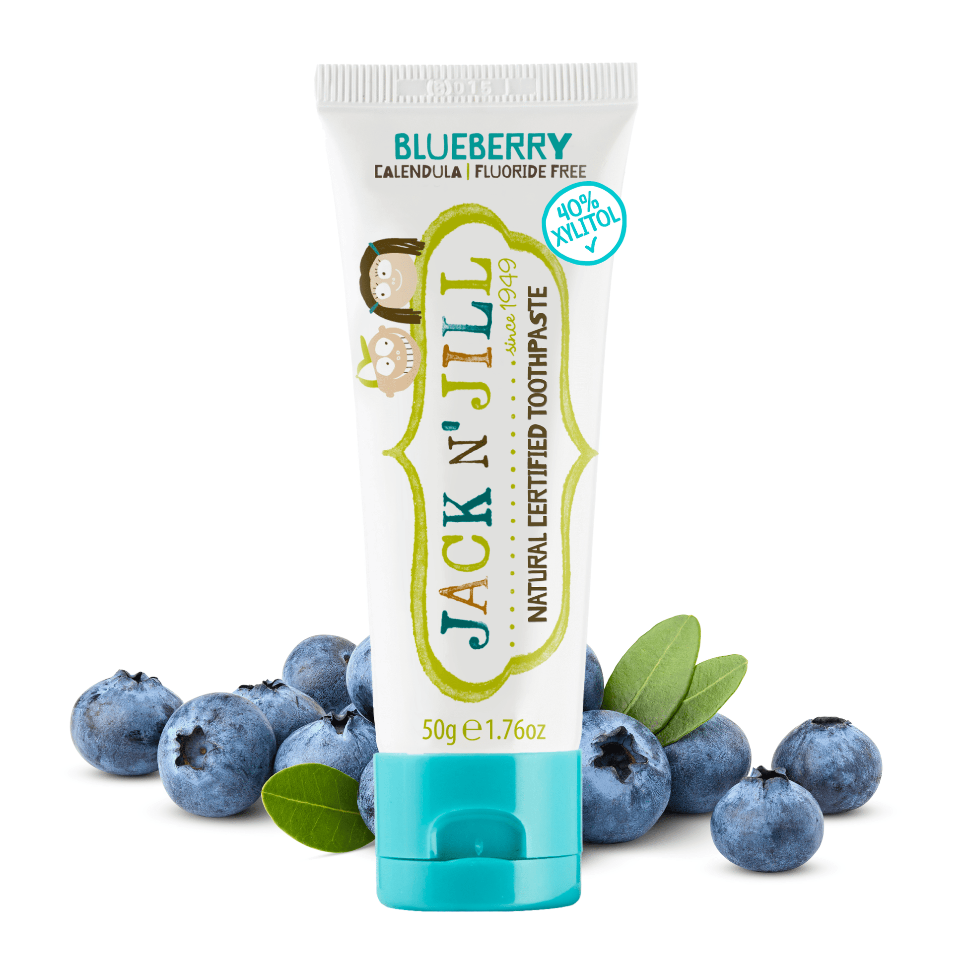 Jack N' Jill Natural Certified Toothpaste Blueberry - 50g - REGN