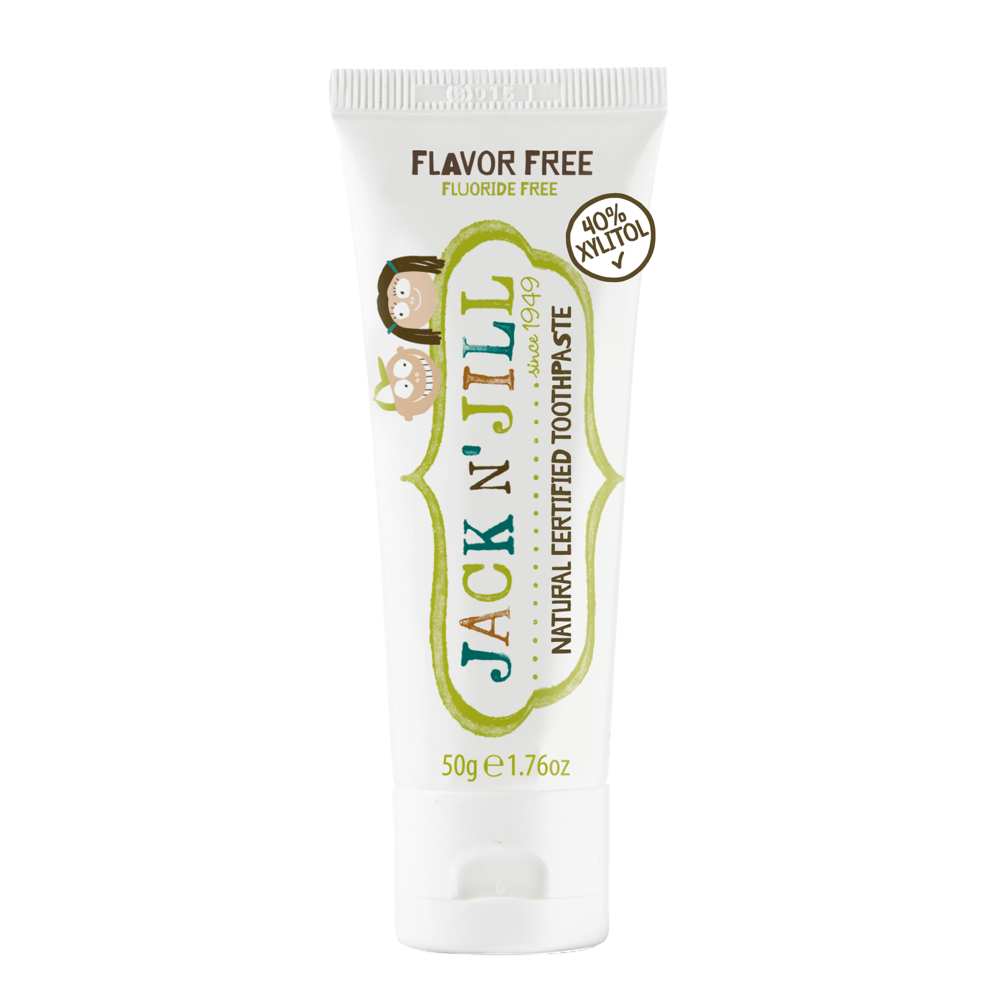 Jack N’ Jill Natural Flavour Free Toothpaste for Babies & Kids – 50g - REGN