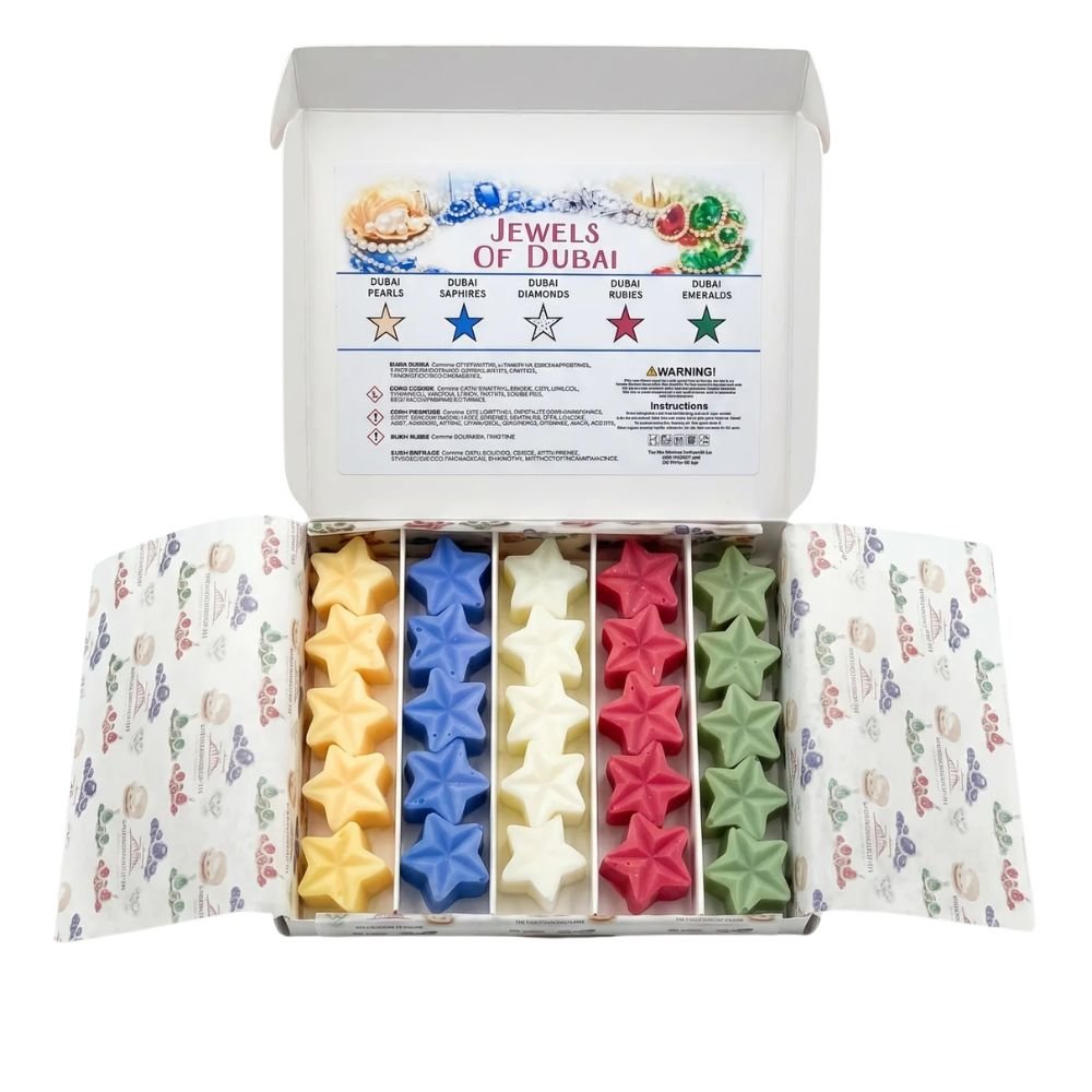Jewels of Dubai Wax Melt Selection Box – 5 Luxury Dubai-Inspired Scents - REGN