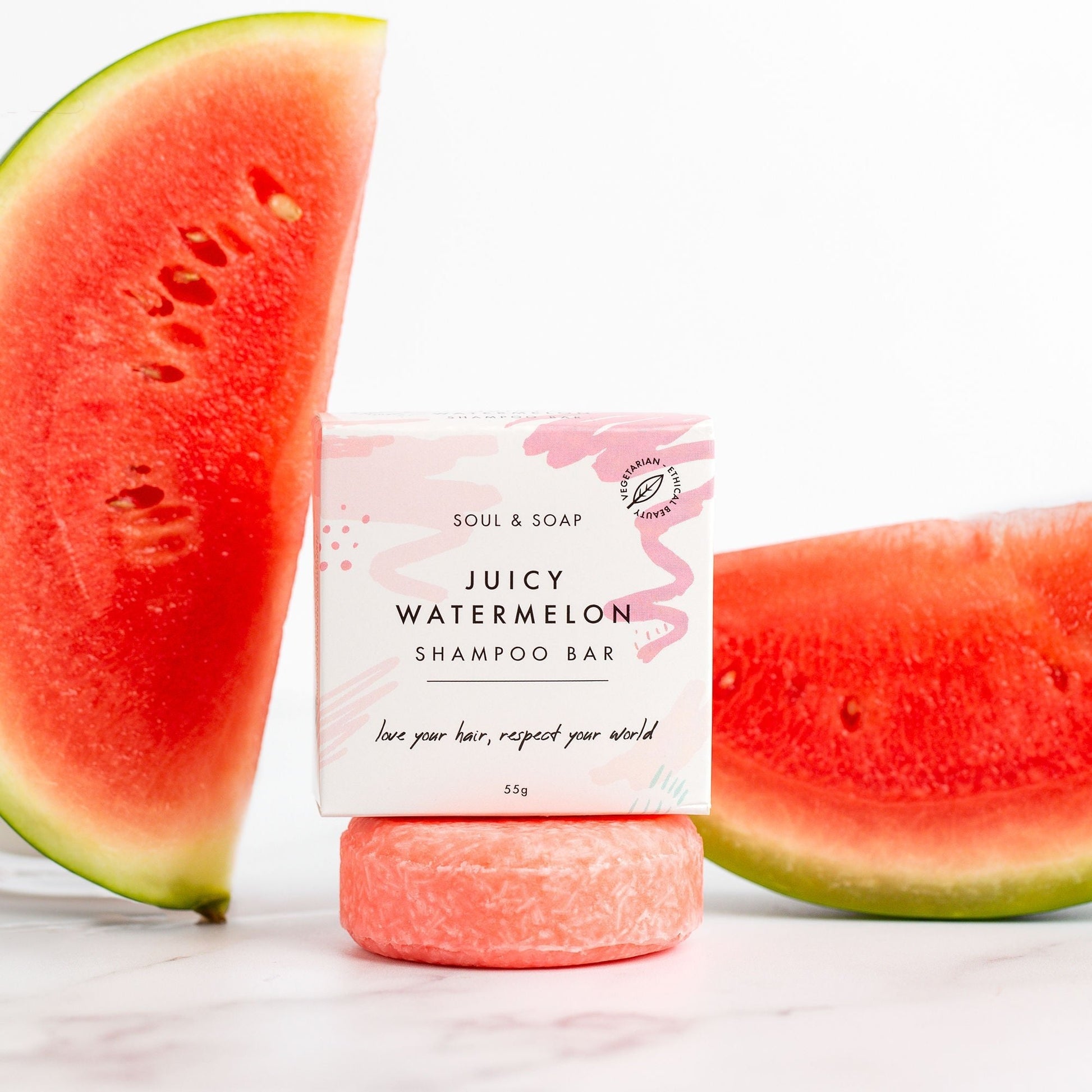 Juicy Watermelon Solid Shampoo Bar For All Hair Types - REGN