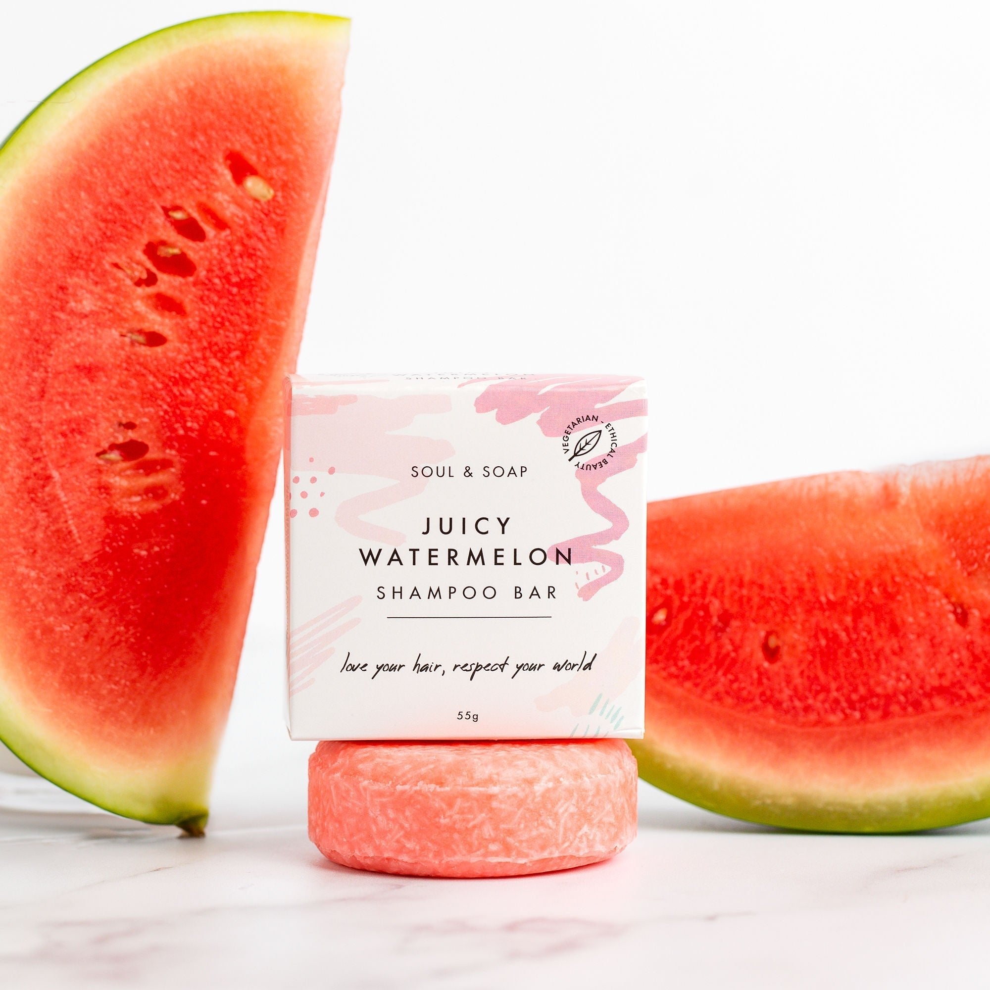 Juicy Watermelon Solid Shampoo Bar For All Hair Types - REGN