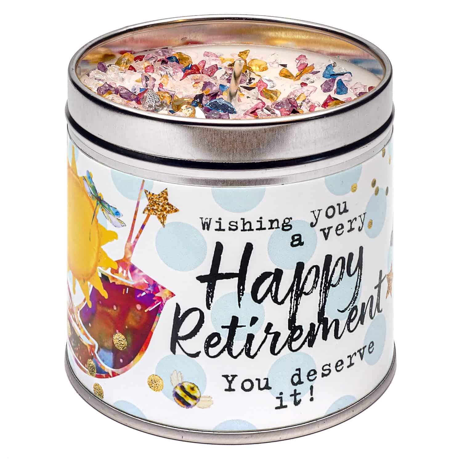 Just Because Candle – Happy Retirement Gift Candle - REGN