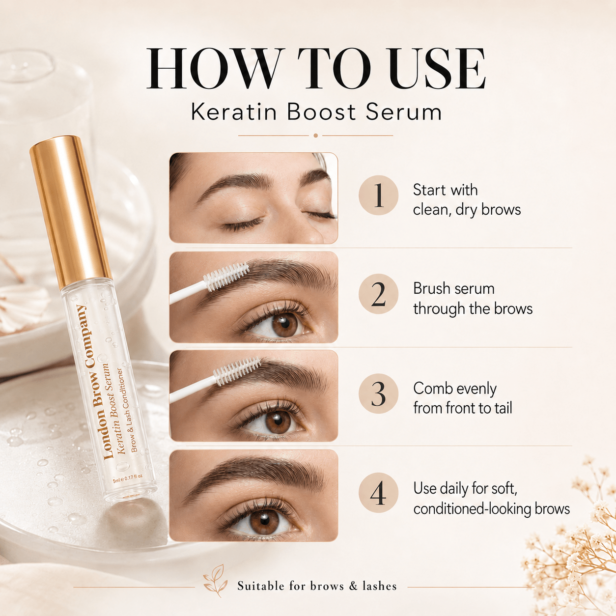 Keratin Brow & Lash Boost Serum - REGN