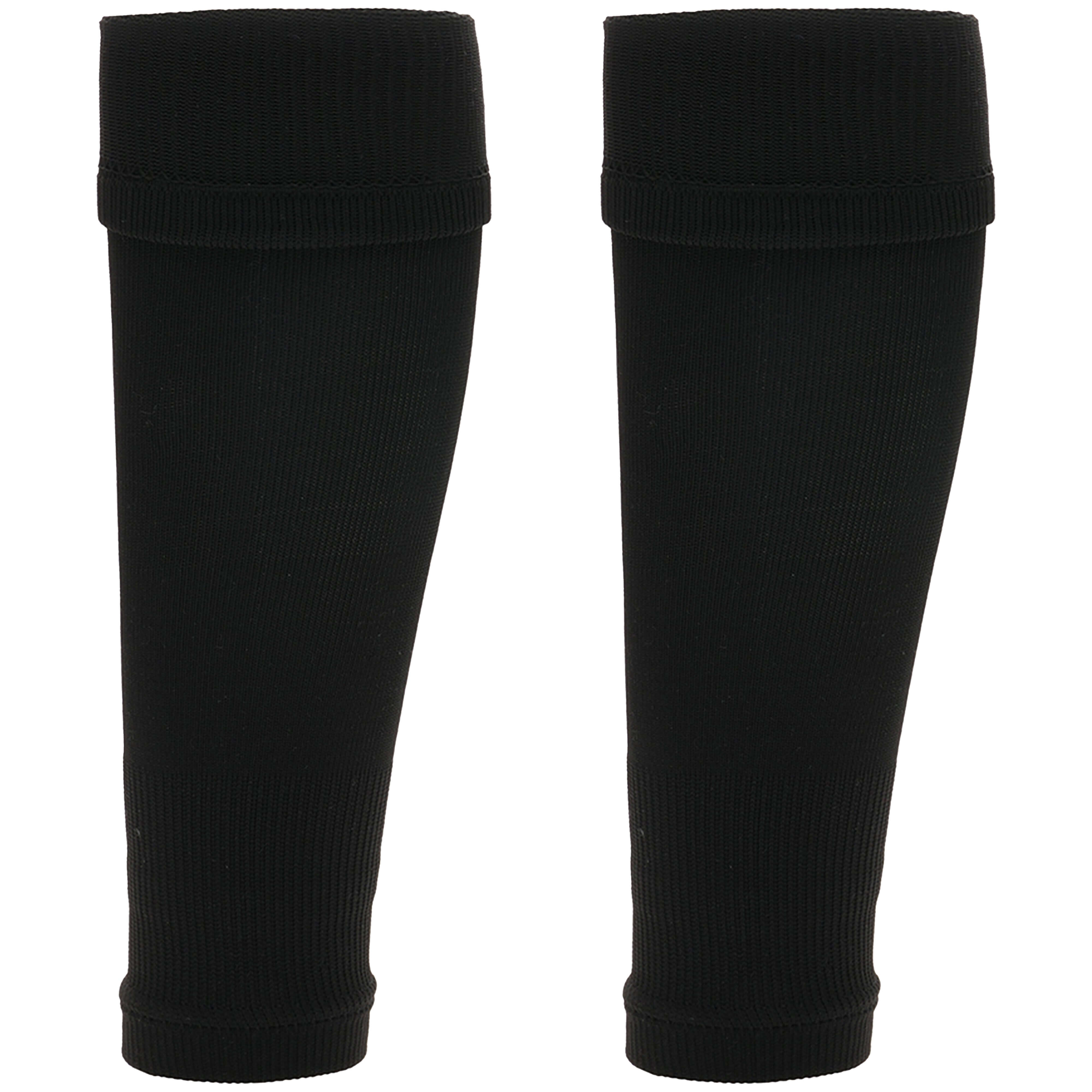 Sock Stack Kids Leg Sleeve Socks Black Over-Calf Compression Sleeves Breathable Moisture-Wicking