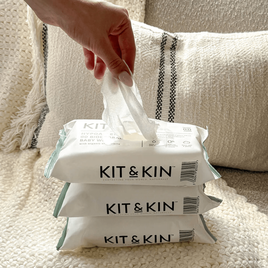 Kit & Kin Biodegradable Baby Wipes – Gentle, Sustainable & Hypoallergenic - REGN