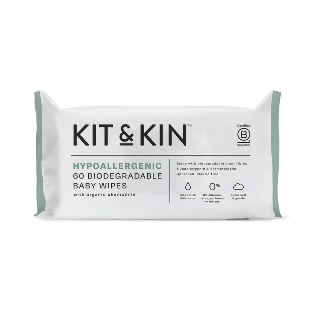 Kit & Kin Biodegradable Baby Wipes – Gentle, Sustainable & Hypoallergenic - REGN
