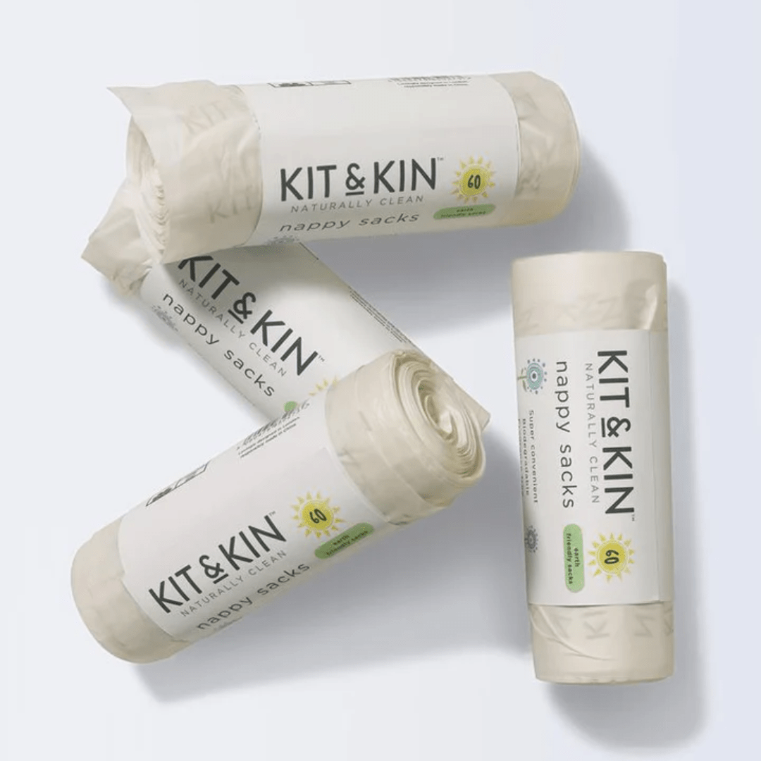 Kit & Kin Biodegradable Nappy Bags – Eco - Friendly & Convenient Disposal - REGN